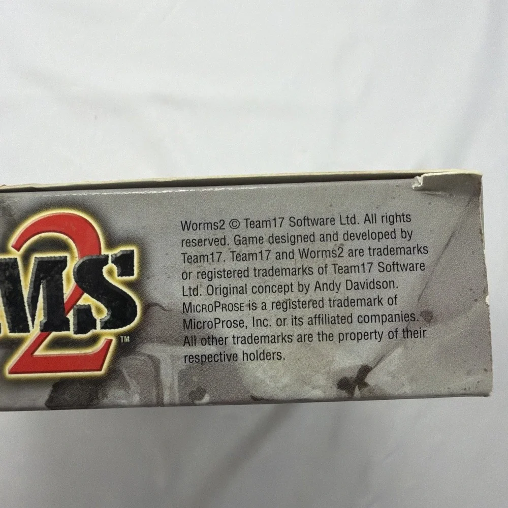 Worms 2 (PC, 1998) Complete in Big Box Manual Disc Release Notes